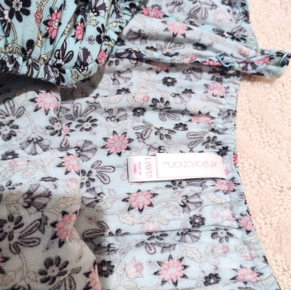 EUC Girl's Summer Dress, Size 10-12 - Picture 5 of 6